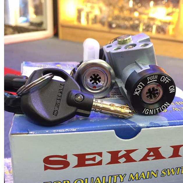 Khóa 8 cạnh cao cấp SEKAI - Cho xe máy Wave nhỏ, wave Thái, Wave ZX, Wave 110