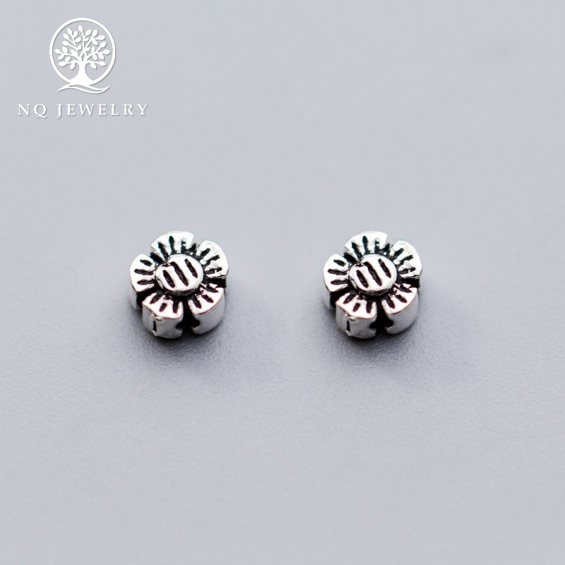 Charm bạc hình hoa mặt trời - NQ Jewelry