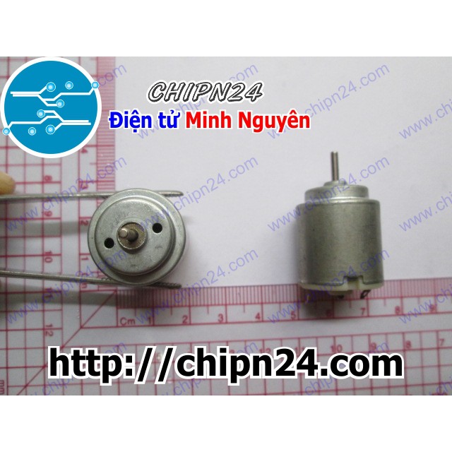 [2 CÁI] Động cơ Mini tròn 3-6V 140