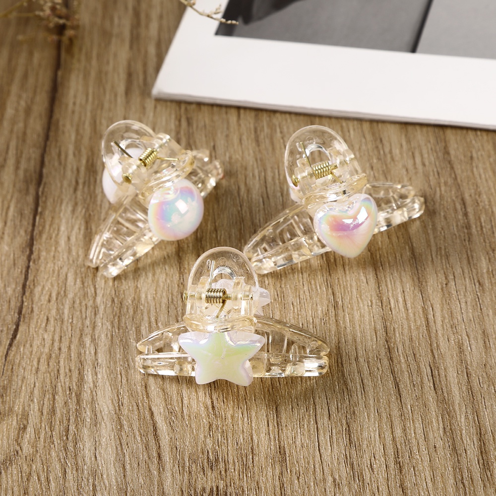 Haimeikang 2 cái / bộ Kẹp Tóc Nơ Dễ Thương Thời Trang Của Phụ Nữ