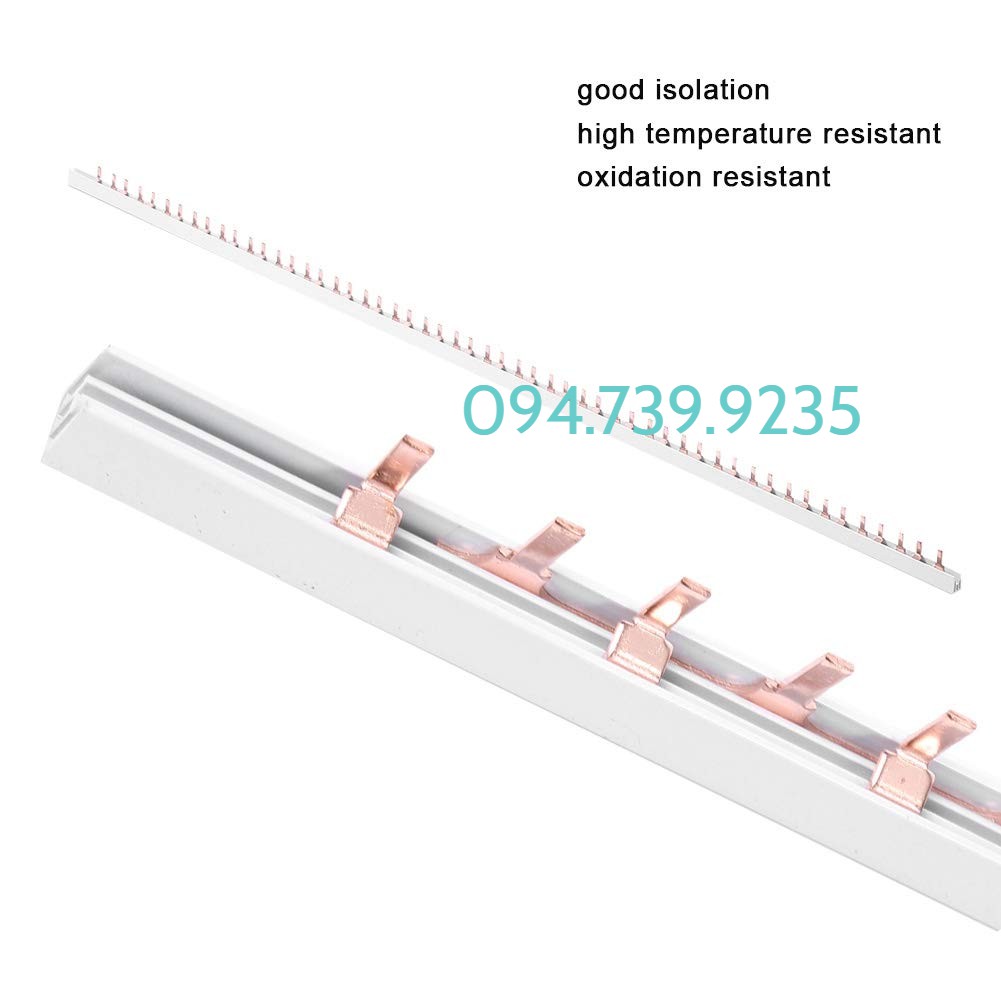 Thanh Cài Răng Lược Át 2 Pha - Thanh Răng Lược 2P - Comb Busbar 2P