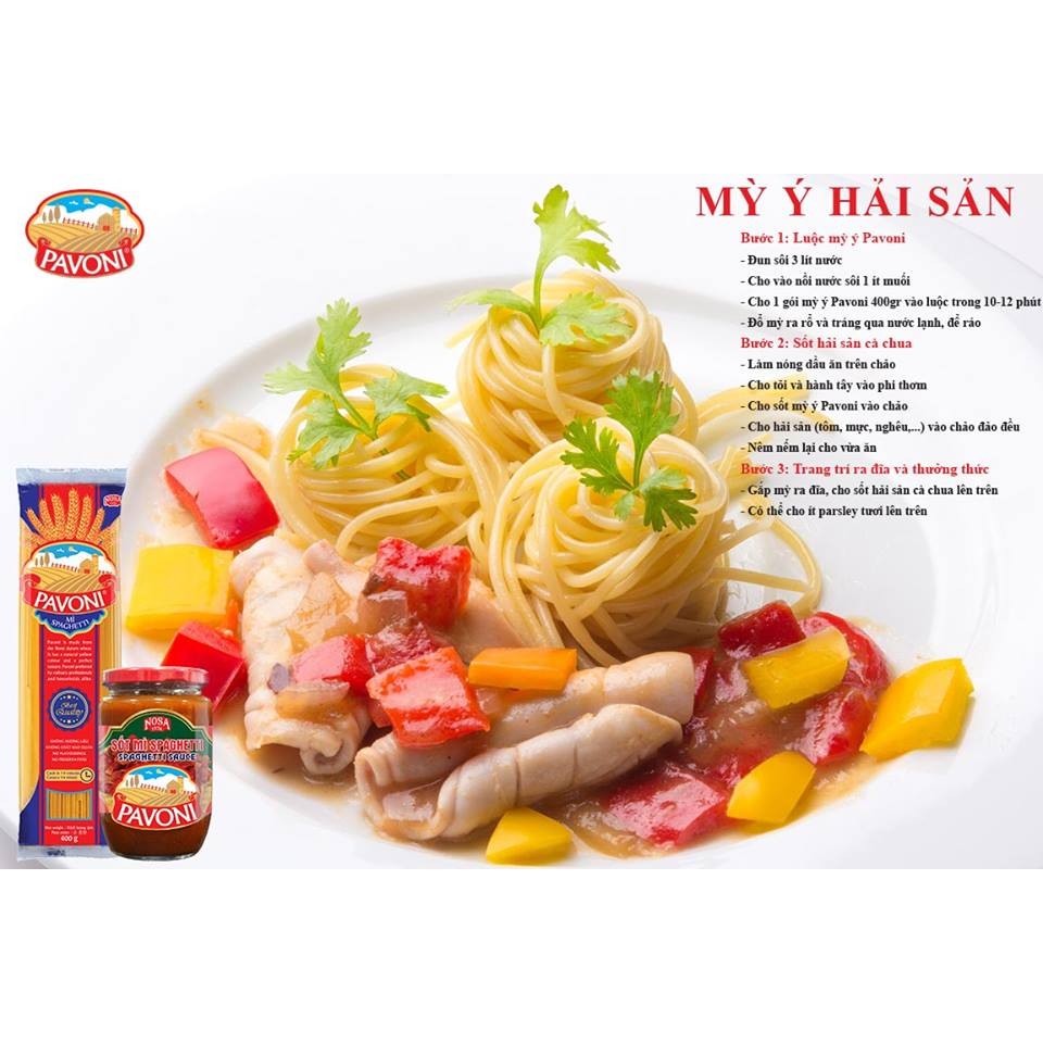 Mỳ ý Spaghetti Pavoni 400gr hsd 11/11//2023 | BigBuy360 - bigbuy360.vn