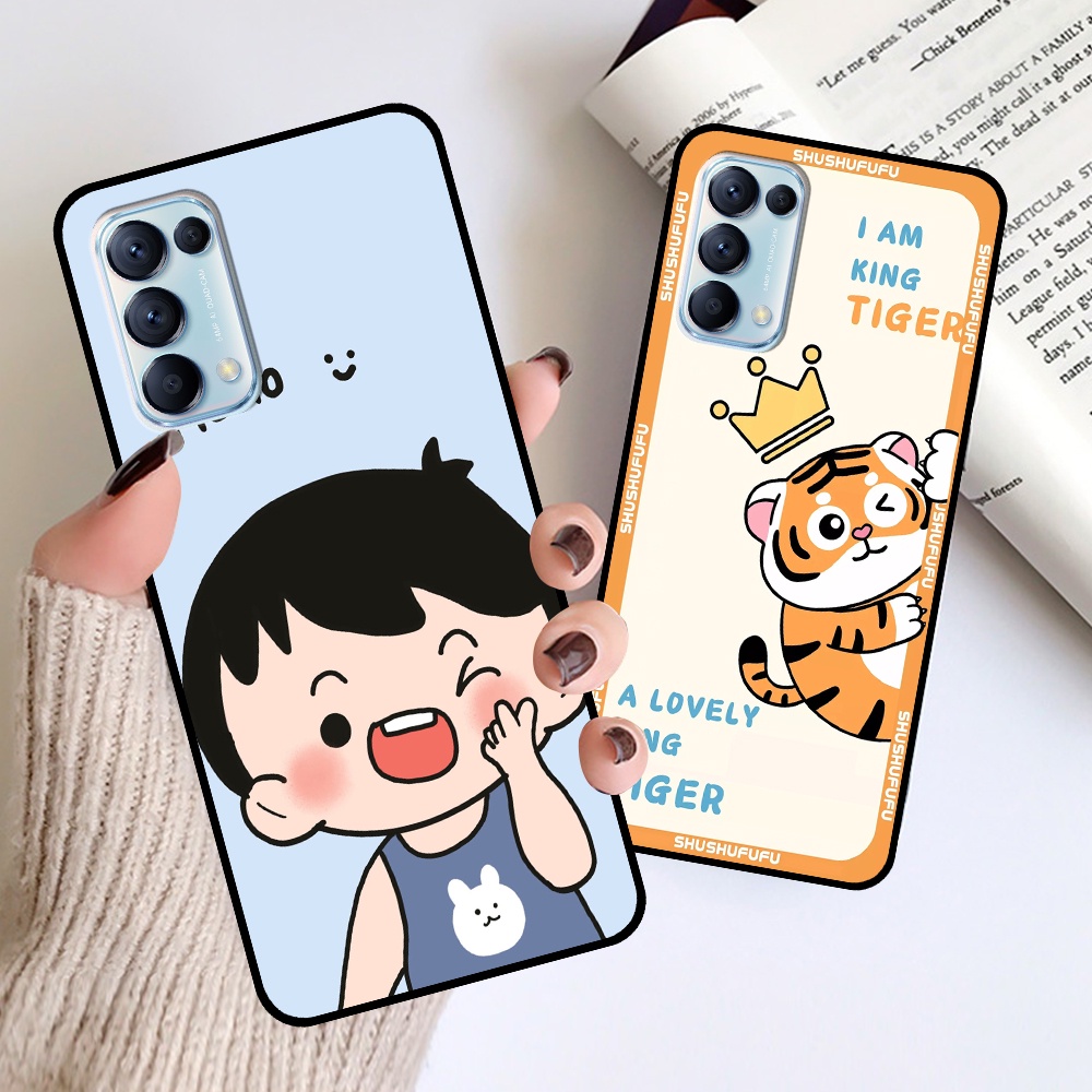 Ốp Oppo Reno5 4G / Reno5 5G / Reno 5 in hình mickey, hổ, kingtiger siêu rẻ T19 - T24