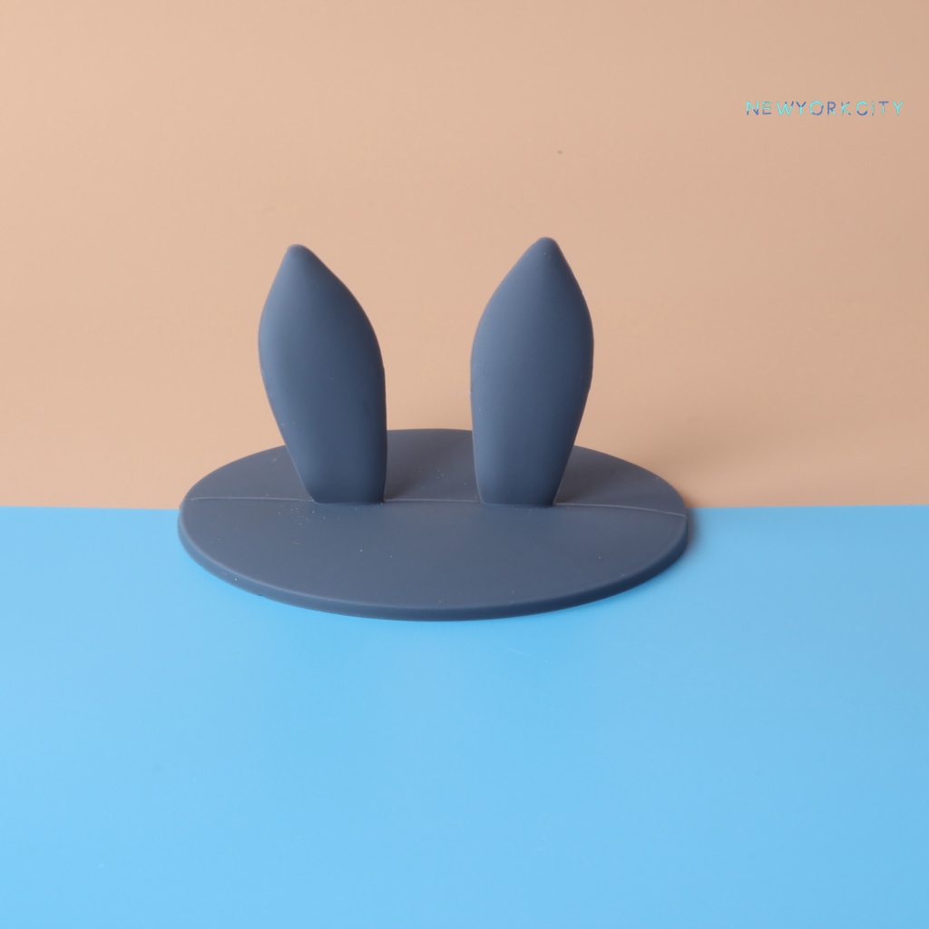 Ly Uống Nước Có Nắp Đậy Hình Tai Thỏ Màu Sắc Tươi Sáng Dễ Thương