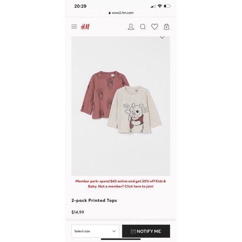 Áo Thu Bé Trai Gấu Pooh HaM