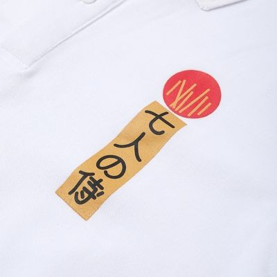 Áo phông thun polo nam Leo Vatino trắng đen tay ngắn lỡ cổ bẻ Monkey Galvin 54 | BigBuy360 - bigbuy360.vn