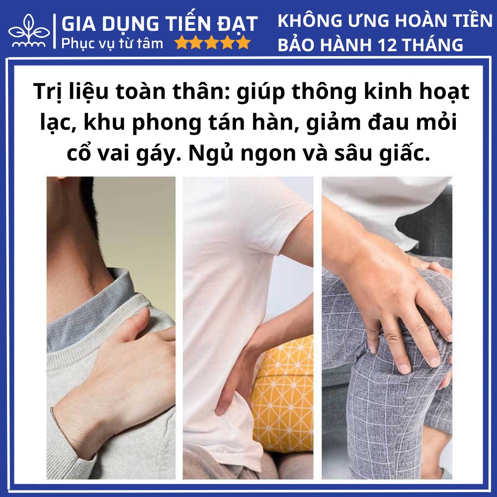 Thảm ngải cứu đông y (bảo hành 12 tháng) giúp ngủ ngon, giảm đau nhức - Quà tặng ý nghĩa cho bố mẹ, ông bà người thân