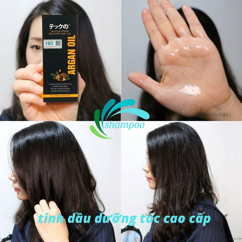 Tinh dầu dưỡng tóc  Meiki argan oil 60ml serum dưỡng tóc uốn tóc xoăn phục hồi tóc