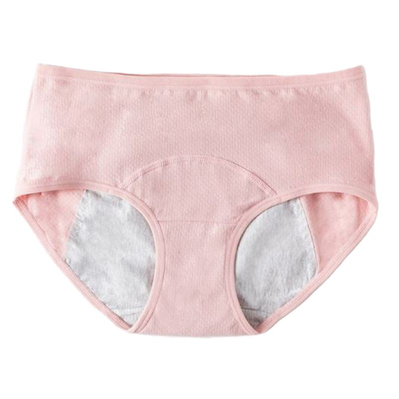 Quần lót cotton lưng vừa chống tràn cho nữ