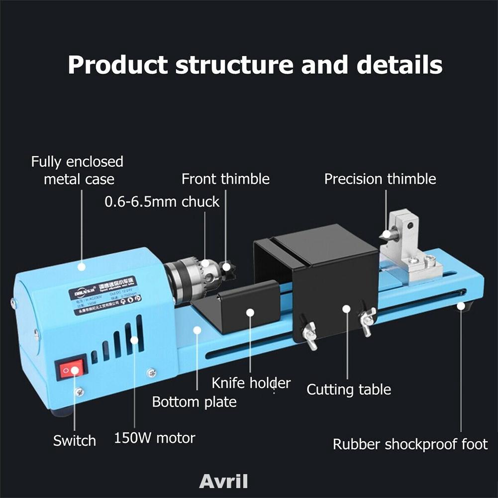 Máy Tiện Gỗ Mini 150w Đa Năng