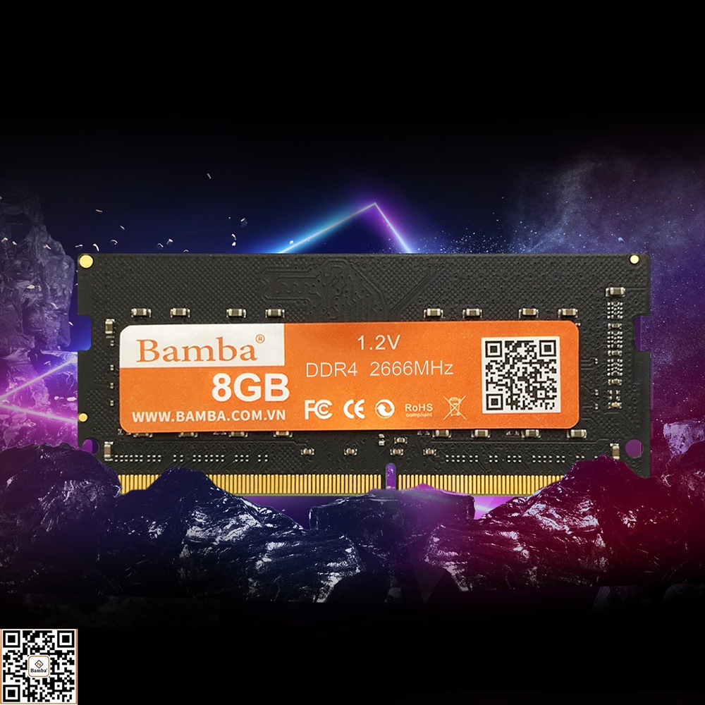 [BH 36 THÁNG] RAM LAPTOP DDR4 8GB BAMBA