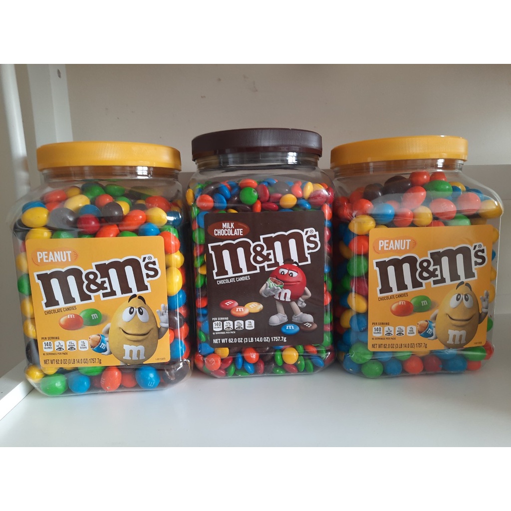 [Hàng nội địa MỸ] Socola M&amp;M Kirkland chocolate có nhân đậu phộng hủ 1.757kg