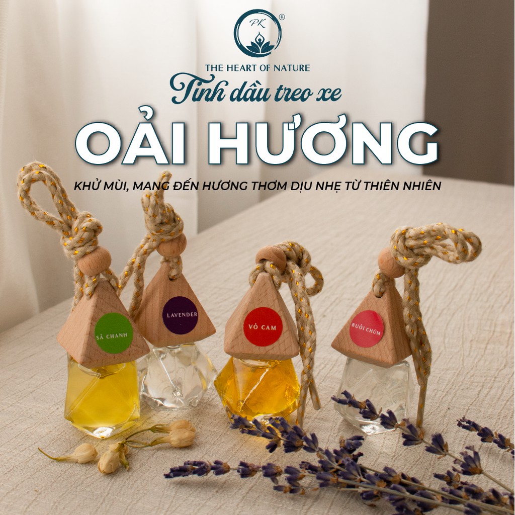 Lọ treo ô tô tinh dầu Oải Hương PK 7ml