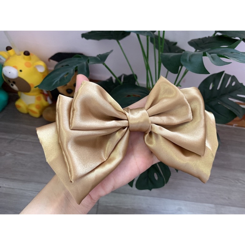 Kẹp nơ tiểu thư xinh xắn cho nữ  ( hàng thiết kế- nơ 3 tầng)