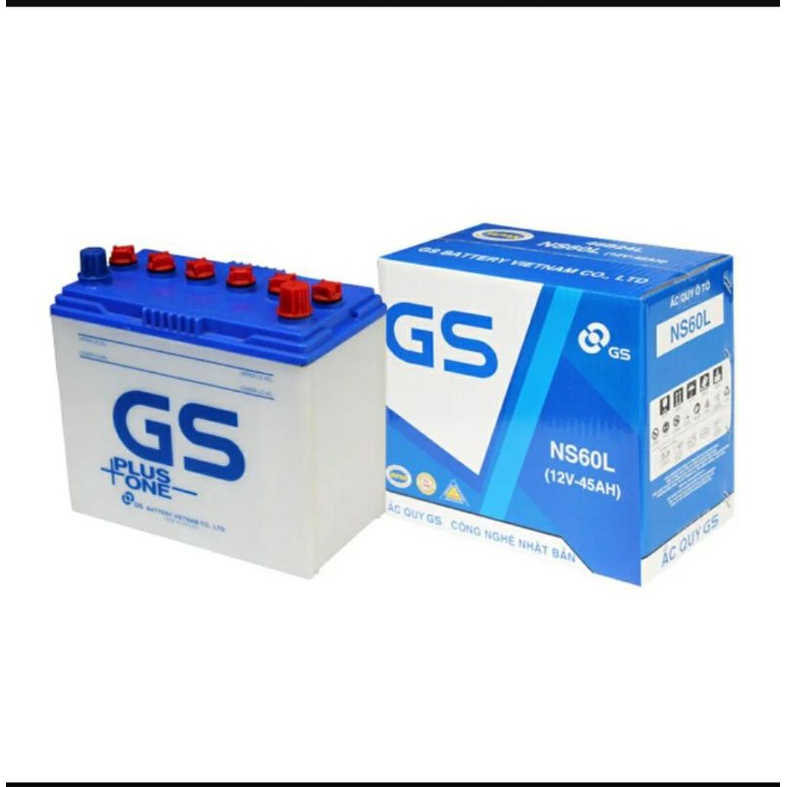 Bình ắc quy GS NS60L(S) (12V - 45Ah)