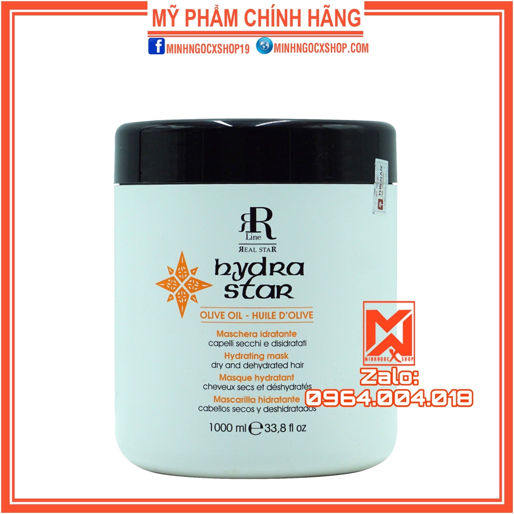 Ủ tóc - kem ủ tóc chăm sóc tóc khô hư tổn HYDRA STAR 1000ml chính hãng