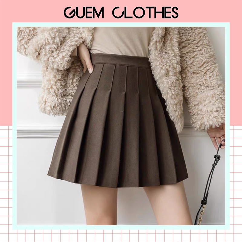 Chân váy tennis Chất dạ ép hàng Quảng Châu Thời Trang Nữ - GUEM Clothes