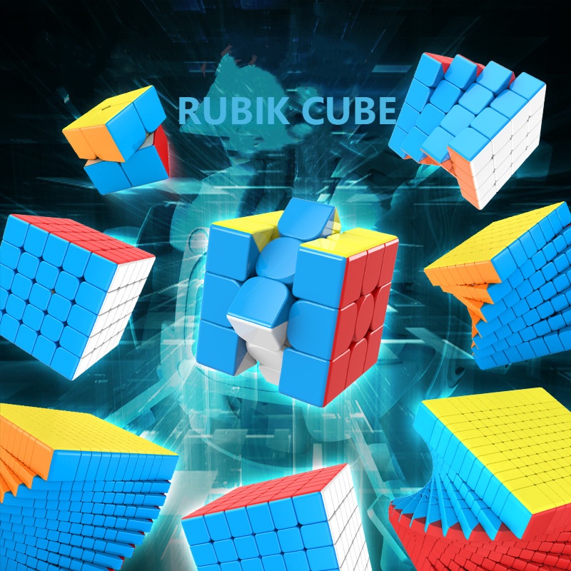 Khối Rubik 3D Hình Người Ngoài Hành Tinh Có Nam Châm