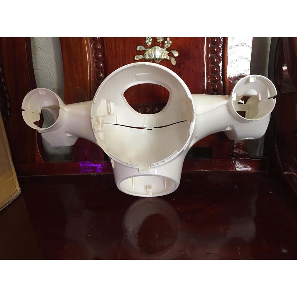 Đầu đèn và ốp đầu đèn xe cub 81 mới - nhựa trắng