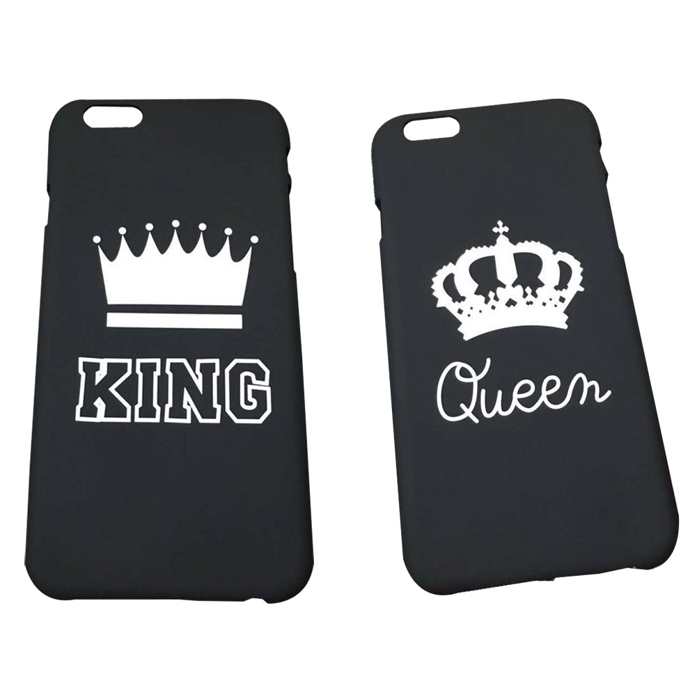 Ốp Điện Thoại Họa Tiết Vương Miện King Queen Cho Iphone 5s Se / 6 6s / 6 6s Plus / 7 / 7 Plus / 8 / 8 Plus Jp6