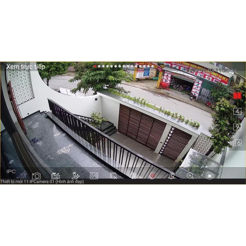 CAMERA ngoài trời wifi 2 Râu 6 Led phầm mềm Carecam Pro chống nước, đèn LED quay đêm có màu Full HD có báo động