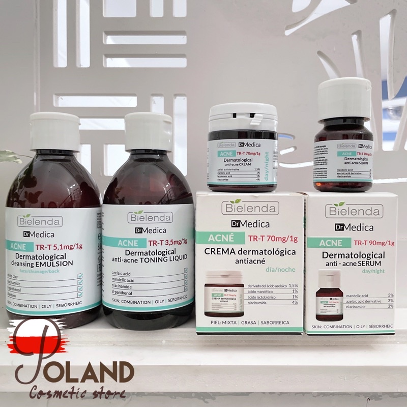 Sữa rửa mặt Bielenda Dr Medica cho da hỗn hợp, dầu mụn, nhạy cảm 250ml