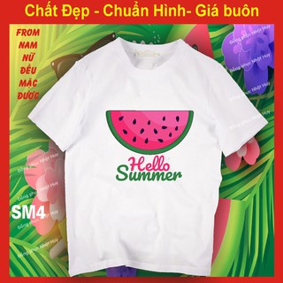 (đủ size - mịn.xịn.thơm - bao đổi trả) áo nhóm du lịch SM4, mùa hè , hello summer,thun, tập thể,đi chơi biển.