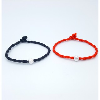 Set 3 Vòng tay dây đỏ may mắn charm silver