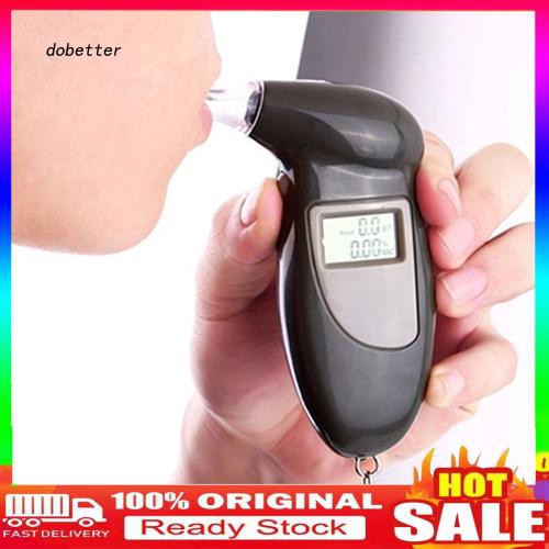 【Máy đo nồng độ cồn trong hơi thở】Portable Digital LCD Breath Alcohol Breathalyzer Analyser Tester Test Detector