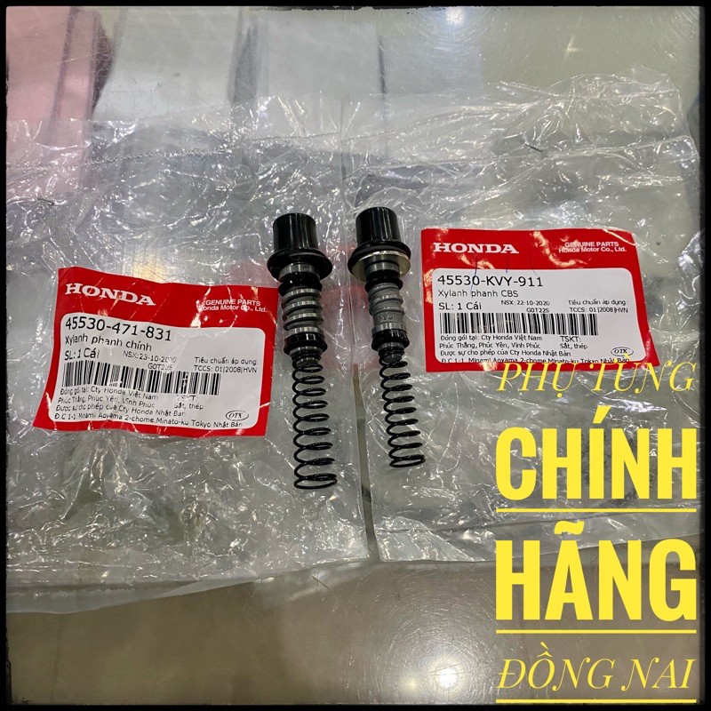 CUPPEN/XY LANH PHANH CHÍNH ZIN LOẠI NGẮN/LOẠI DÀI CHÍNH HÃNG HONDA