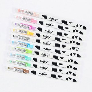 Bút Mực Gel Hình Bò Sữa Hoạt Hình Nhiều Màu Sắc Phong Cách Hàn Quốc Sáng Tạo