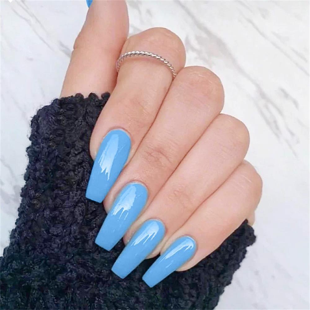 Bộ 20 Móng Tay Giả Bằng Acrylic Che Phủ Toàn Diện DIY Ốp