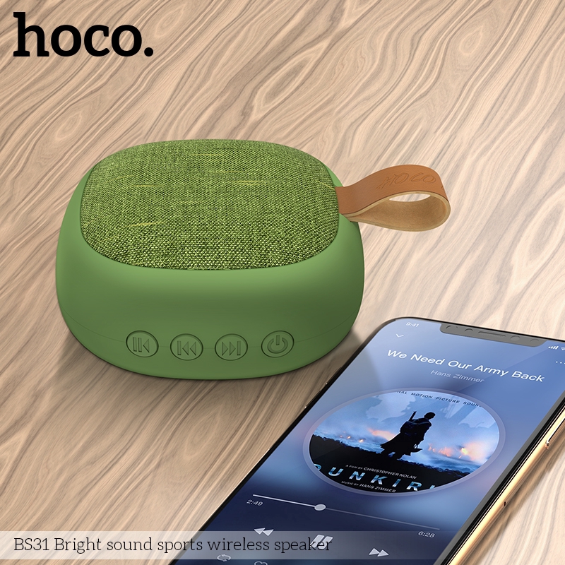 Loa Bluetooth Mini Hoco BS31 Chính Hãng Cho Âm Thanh Sống Động - Bảo Hành 12 Tháng