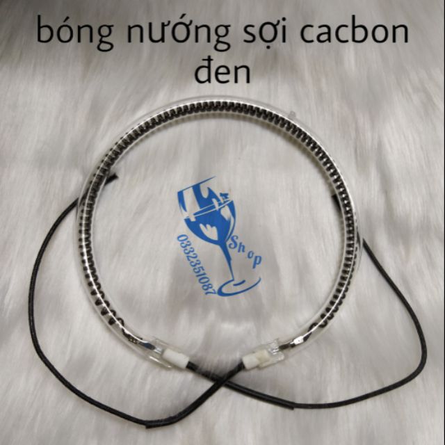 Bóng halogen sợi cacbon dùng trong nồi nướng thủy tinh đường kính ngoài 15cm