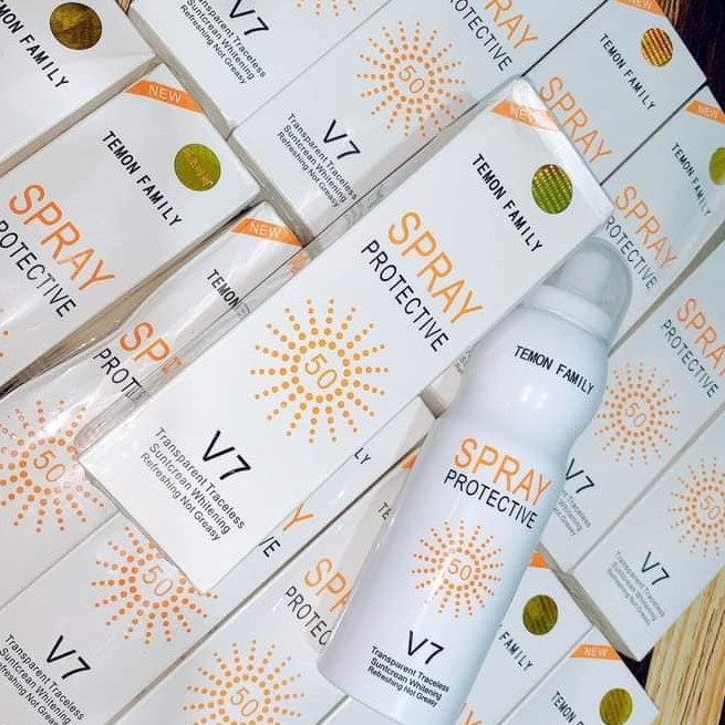 Xịt Chống Nắng Hàn Quốc Sun Screen V7 SPF 50 PA+++