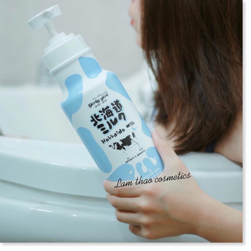 [Mã giảm giá] Sữa Tắm Dưỡng Ẩm Và Mịn Da Made In Nature Hokkaido Milk Moisture Rich Shower Cream
