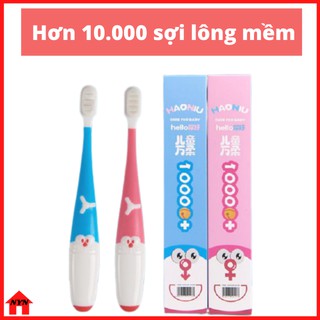 Bàn Chải Đánh Răng Cho Bé [Lông Siêu Mềm] Trẻ Em Siêu Mềm Lông Mềm Sợi Chải Siêu Mảnh Nâng Niu Nướu Răng Bé Con