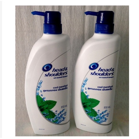 Dầu Gội Đầu Head & Shoulder Thái Lan bạc hà chai lớn 850ml
