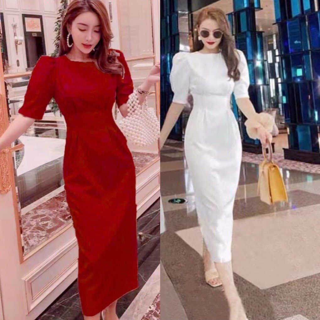 Đầm Đỏ Dự Tiệc AKARA H060 Phù Hợp Dự Tiệc Dạo Phố