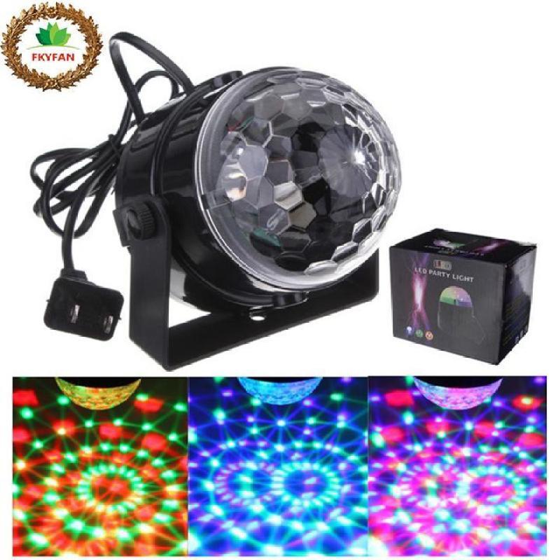 Đèn LED 7 Màu Đèn Sân Khấu Mini Trang Trí, Phòng Karaoke, Phòng Bay Đèn Chóp Theo Nhạc Xoay