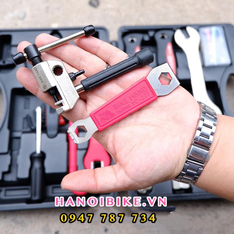 Bộ dụng cụ sửa xe đạp Bike Hand YC-728 18 món