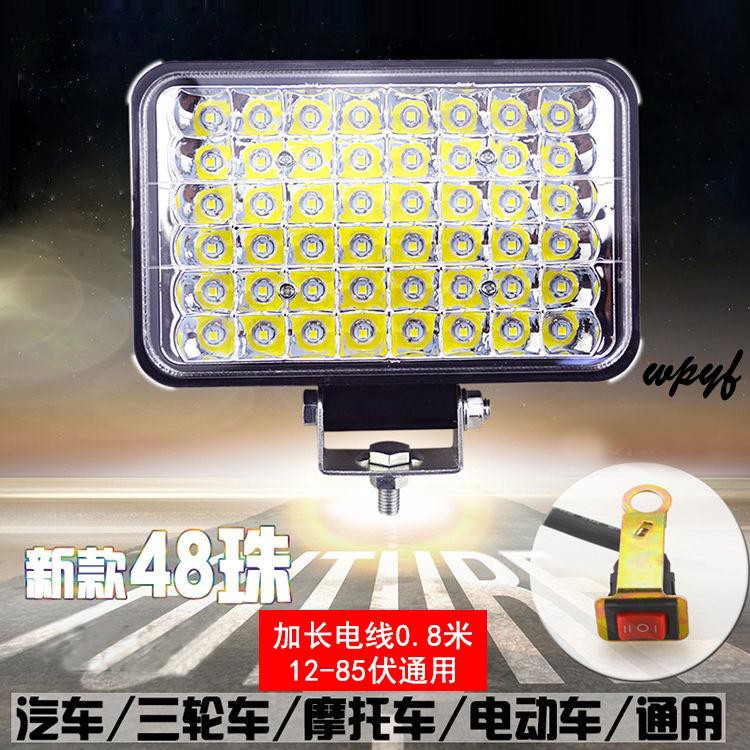 Đèn Pha Led Siêu Sáng 24v 12v Chuyên Dụng Cho Xe Mô Tô / Xe Hơi