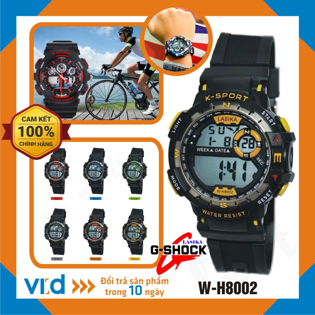 [CHÍNH HÃNG] Đồng hồ trẻ em, Đồng hồ điện tử thể thao đeo tay nam Lasika W-H9001 - Bảo hành 12 tháng!!! | BigBuy360 - bigbuy360.vn
