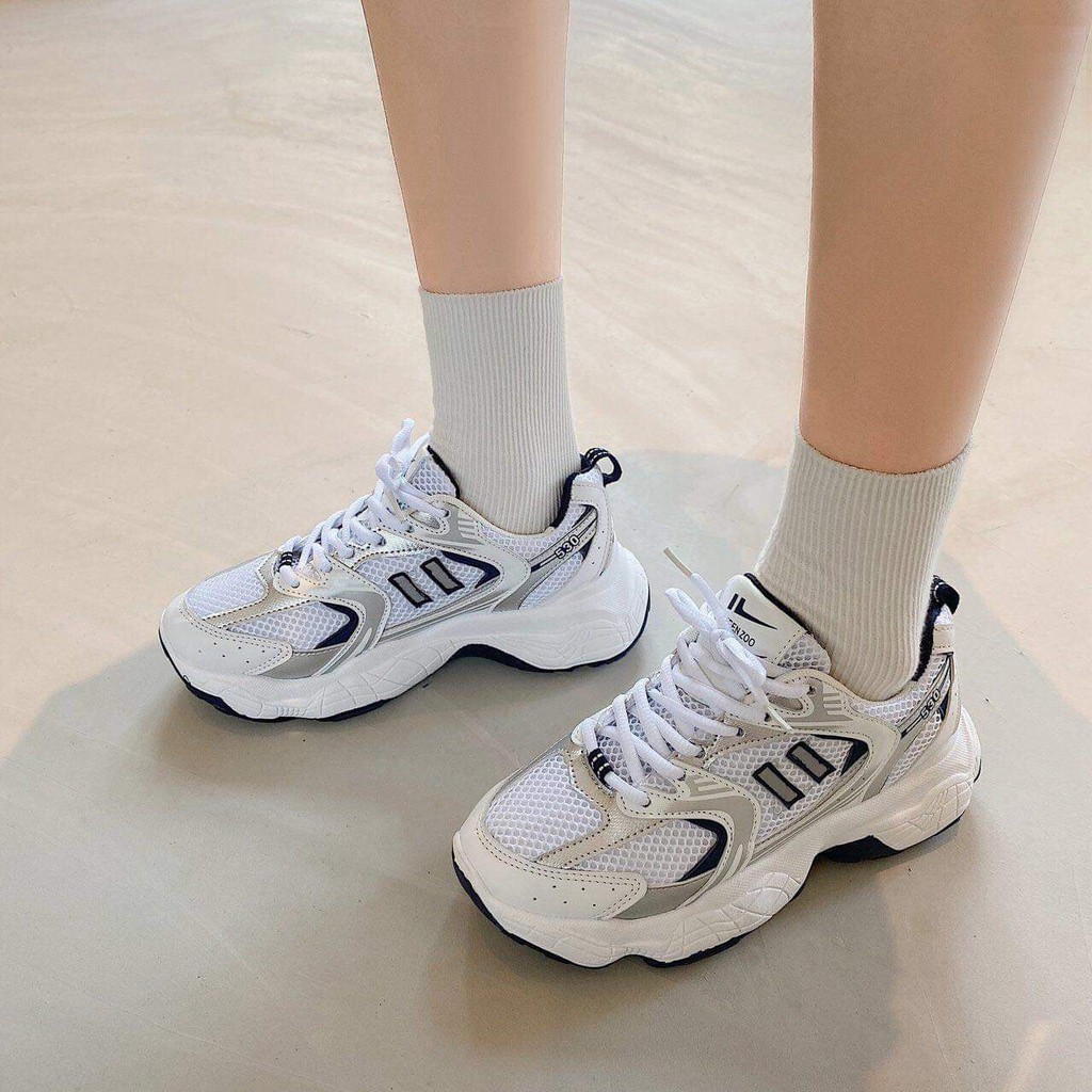 (order)( sẵn màu kem size 37)giày sneaker quảng châu