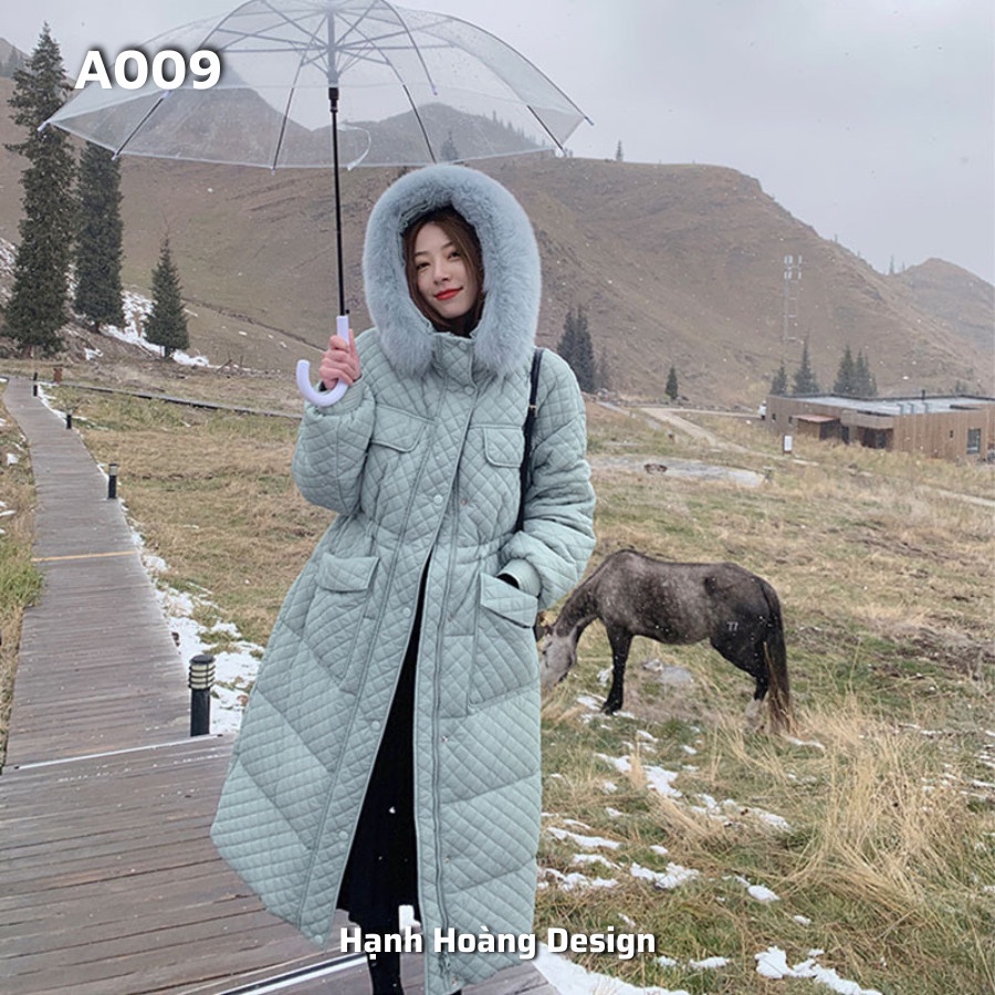 A009 - Áo khoác phao nữ LÔNG VŨ hàng Quảng Châu cao cấp - Kèm ảnh thật