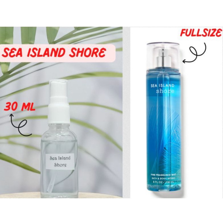 (30ML) XỊT THƠM SEA ISLAND SHORE BATH AND BODYWORKS