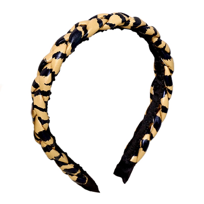 Băng Đô Da In Họa Tiết Da Báo Phong Cách Cổ Điển Dành Cho Nữ