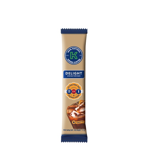 1 Gói K Coffee Delight 3in1 17g - Vị Tự Nhiên