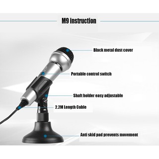 Microphone SALAR M9 - Mic Thu Âm