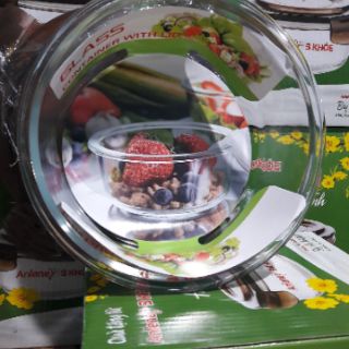 Thố thủy tinh 650ml. Hàng kmai sữa anlene
